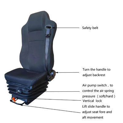 kaufen Luftfederungssitz Universal-Stadtbus-Engineering Mechanischer Autositz online manufacture