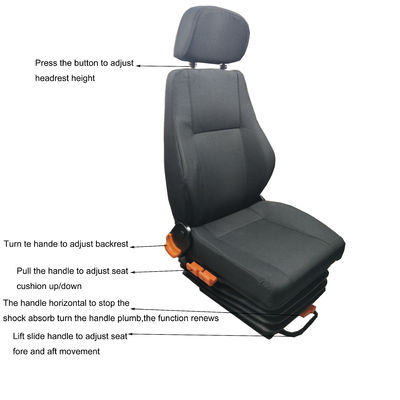 kaufen Passgenauer Lkw-Aufhängersitz Leder-Flugsitze für Frachtfahrzeuge online manufacture