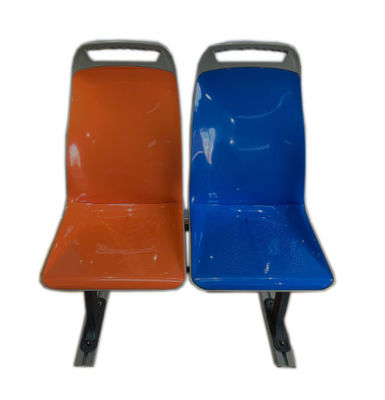 Einzel-Doppel-Stadtbus-Sitz Orange Blau öffentliche Bus-Sitze ABS Kunststoff