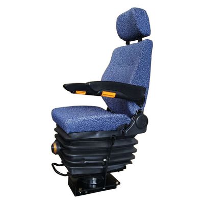 Blauer Lokomotivsitz Drehbarer mechanischer Zugfahrersitz